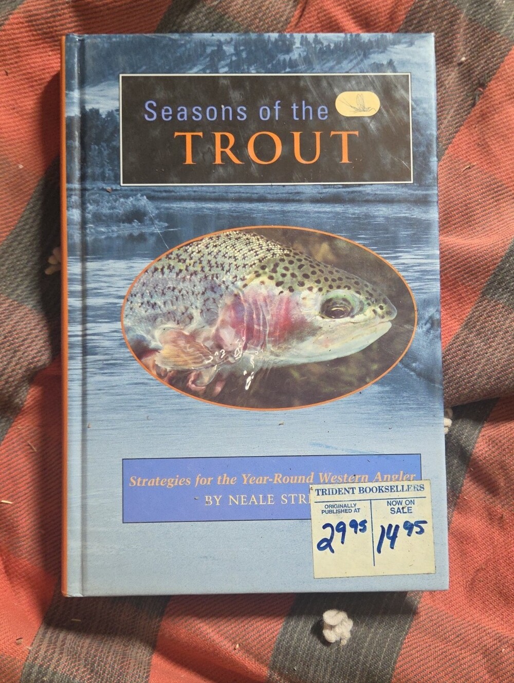 Seasons of the Trout Hardcover Fishing Guide - Blue